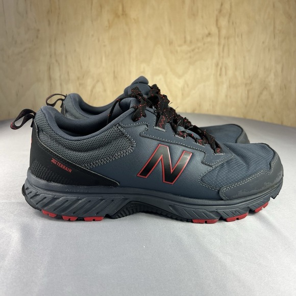 New Balance MT510RB5 Men's 10.5 Navy Red Trail Running Shoes Sneakers - Picture 8 of 16